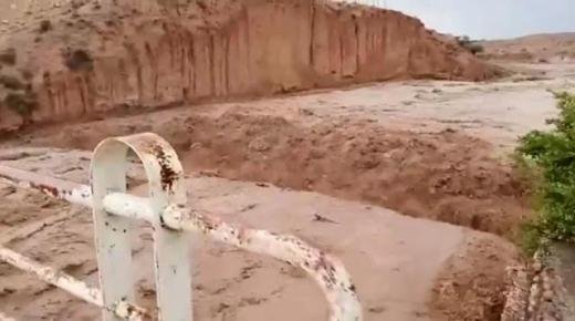 هيجان واد لمهيريز بالعيون سيدي ملوك