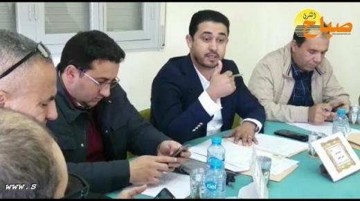 جانب من أشغال الدورة الاستثنائية لجماعة عين الحجر