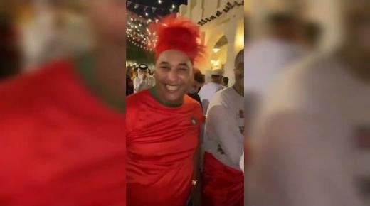 فرحة الجماهير المغربية من قلب قطر بفوز المنتخب المغربي على نظيره الإسباني