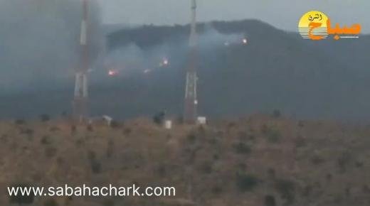 من زاوية أخرى النيران تلتهم منطقة غابوية مخلفة خسائر مهمة في الغطاء الغابوي بجماعة مشرع حمادي