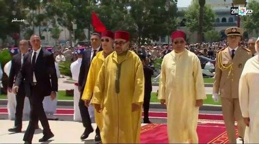 الملك محمد السادس يترأس حفل الاستقبال بمناسبة عيد العرش