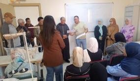 توزيع دبلومات التخرج على المستفيدات من خدمات مركز الإستقبال النخلة