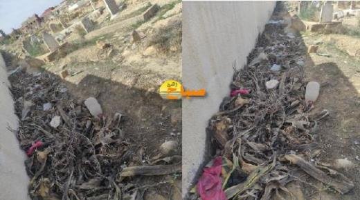 بعد أن طالها الاهمال والنسيان . .المزابل تهاجم قبور المسلمين