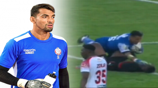 الجامعة لكرة القدم توقف التكناوتي، حارس الوداد الرياضي 3 مباريات نافذة