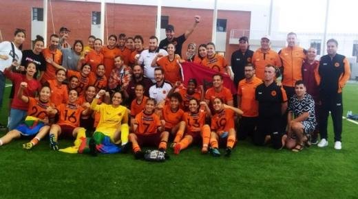 فريق نهضة بركان لكرة القدم سيدات يحقق الصعود إلى بطولة القسم الوطني الثاني