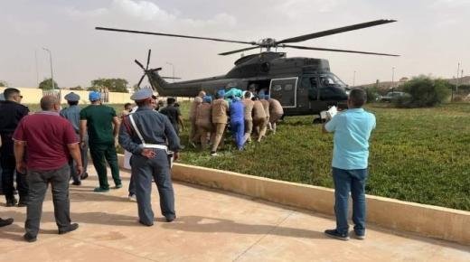 رعاية ملكية خاصة للطلبة المصابين في حريق الحي الجامعي بوجدة