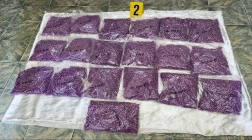 العناصر الأمنية بزايو تجهض عملية لتهريب أزيد من 100 ألف قرص مهلوس من مخدر الإكستازي