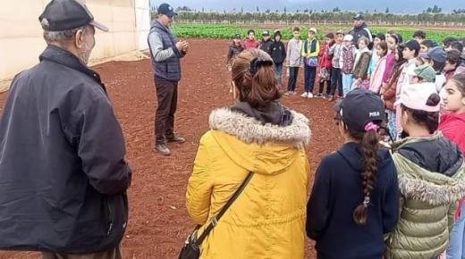 مؤسسة منجي للتعليم الخصوصي ببركان تنظم خرجة تربوية الى محطة التجارب الزراعية بالسليمانية ضواحي بركان