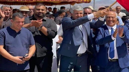 محمد صديقي وزير الفلاحة في زيارة لإقليم بركان قصد إعطاء مشاريع التنمية الفلاحية والقروية بجماعة الشويحية