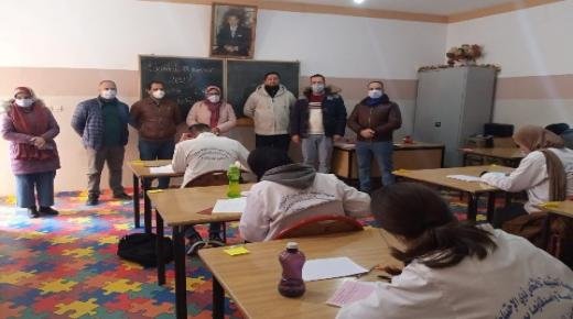 جمعية الشبيبة لذوي الاحتياجات الخاصة بوجدة تنظم امتحان التخرج في التكوين المهني