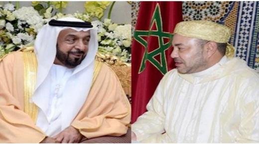 بلاغ للديوان الملكي: صاحب الجلالة الملك محمد السادس يعزي قادة وشعب الإمارات في وفاة صاحب السمو الشيخ خليفة بن زايد آل نهيان، رئيس الدولة