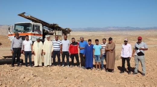 جمعية الأمل تحفر بئر بمزكيتام لتوفير مياه الشرب بإقليم جرسيف