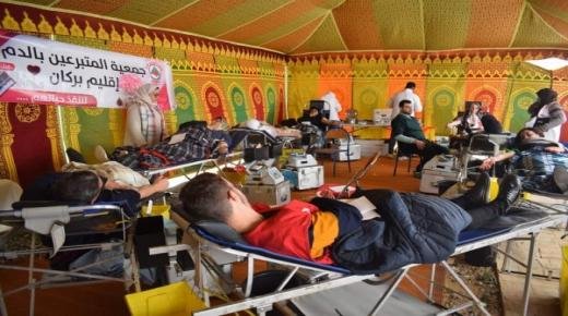 الهلال الأحمر المغربي فرع بركان ينظم حملة للتبرع بالدم من أجل المساهمة في إنقاذ المحتاجين