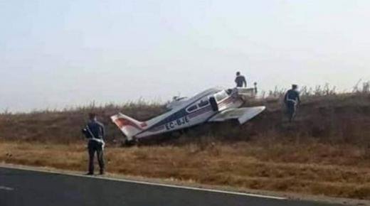 سقوط طائرة صغير محملة بالمخدرات ضواحي إقليم الناظور