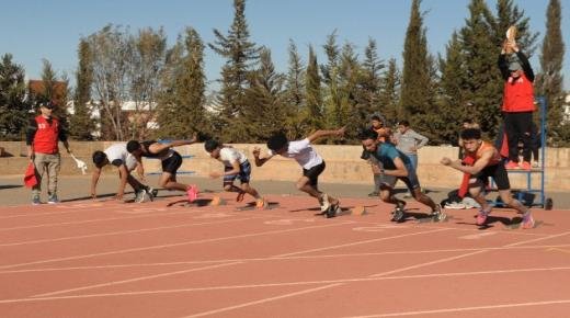 الحلبة المطاطية بسيدي سليمان شراعة-بركان تحتضن الملتقى الجهوي الأول لألعاب القوى