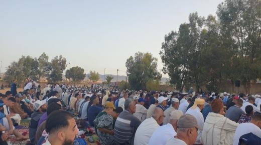 هذه أجواء صلاة عيد الأضحى بمدينة العيون سيدي ملوك