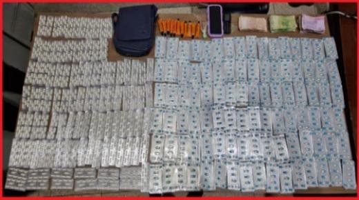 توقيف شخص وسيدة يروجان المخدرات والمؤثرات العقلية بمدينة وجدة