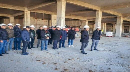 عامل إقليم تاوريرت يتفقد أشغال بناء المستشفى الإقليمي الجديد