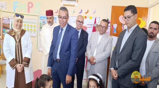 على هامش المنتدى.. عامل إقليم تاوريرت يتفقد مشاريع المبادرة