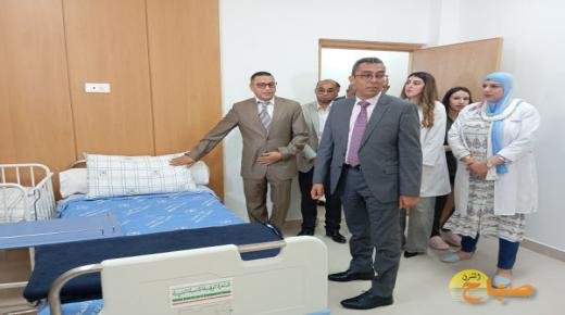 عامل إقليم تاوريرت في زيارة تفقدية لمشاريع بجماعتي سيدي لحسن و سيدي علي بلقاسم