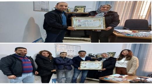 سعاد لهلالي عنوان التميز بمؤسسة منجي للتعليم الخصوصي ببركان