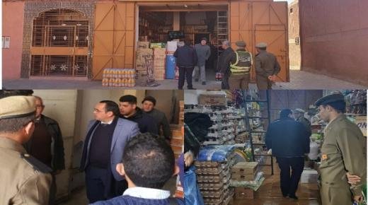 زيارة ميدانية للجان محلية لمراقبة أسعار وجودة المواد الغذائية بمداغ