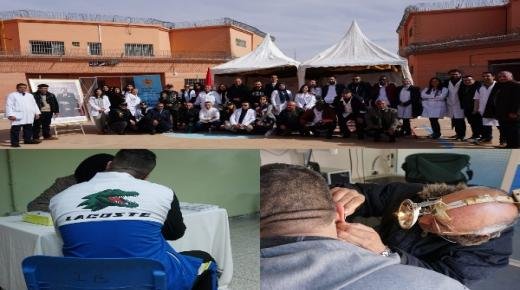 مؤسسة محمد السادس لإعادة إدماج السجناء تنظم قافلة طبية متعددة التخصصات بالسجن المحلي ببوعرفة