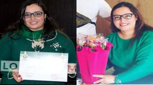 بالشفاء العاجل للسيدة سارة عاصمي المكلفة باللوجستيك بفريق المولودية الوجدية لكرة القدم