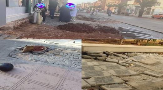 بنيات تحتية مهترئة وأشغال غير مكتملة تتسبب في حوادث للمواطنين ببركان