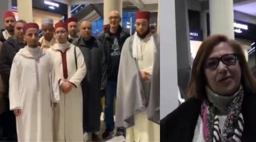 فاطمة بارودي، القنصل العام للمملكة بليون تستقبلوفد مكون من 22 شخصا بينهم 18 داعية ومقرئ للقرآن الكريم، بمناسبة حلول شهر رمضان المبارك