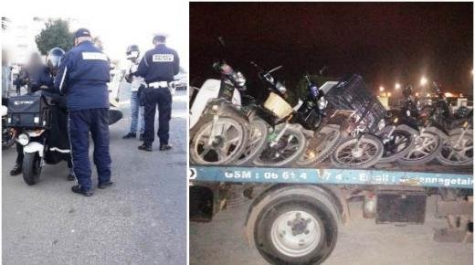 أمن السعيدية يشن حملة تمشيطية على أصحاب الدراجات النارية بالجوهرة الزرقاء