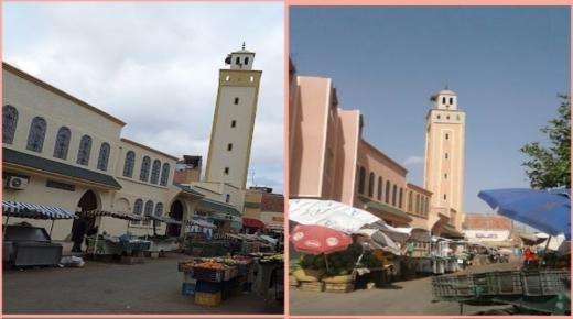 بائعو الخضر و”الفراشة”يغلقون الطريق بمحيط مسجد الهداية بحي الأندلس وجدة