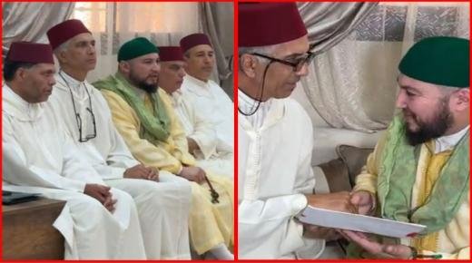 عاجل وحصري… الهبة الملكية تصل إلى مداغ.. والشيخ معاد القادري بودشيش يتسلمها بيده