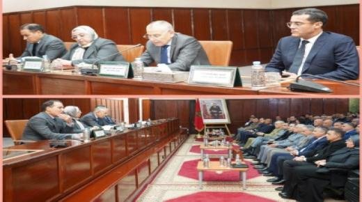 الوالي الخطيب الهبيل يترأس حفل تنصيب رئيس قسم الشؤون الداخلية الجديد لعمالة مراكش