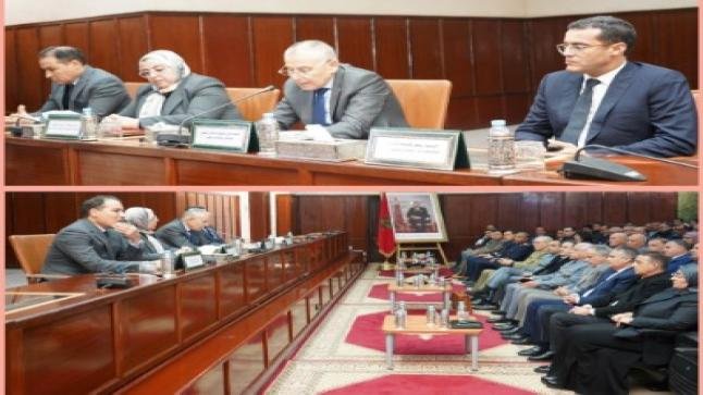 الوالي الخطيب الهبيل يترأس حفل تنصيب رئيس قسم الشؤون الداخلية الجديد لعمالة مراكش