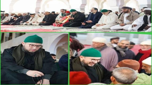 زاوية مداغ تحتضن مجلساً روحانياً مهيباً بحضور الشيخ سيدي معاذ، شيخ الطريقة القادرية البودشيشية