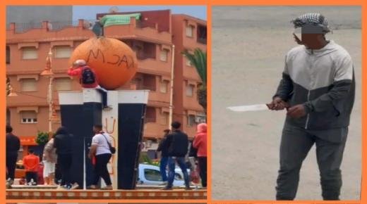 عاجل… توقيف أربعة من مشجعي الكوكب المراكشي بعد تخريب مجسم وحيازة سلاح أبيض على هامش مواجهة النهضة البركانية