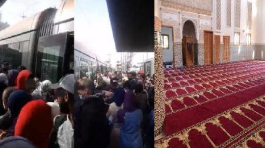 نشطاء يتساءلون عن المغزى من غلق المساجد ومنع صلاة التراويح في ظل ازدحام عربات الترامواي والحافلات