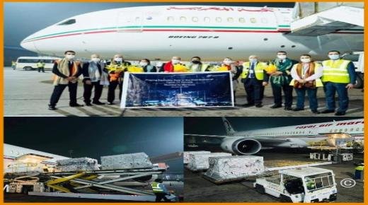 وأخيرا…”طائرة الخطوط الملكية” تُقلع من الهند محملة باللقاح اتجاه المغرب