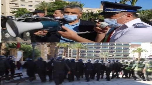 منع وقفة احتجاجية ضد إجبارية جواز التلقيح بوجدة