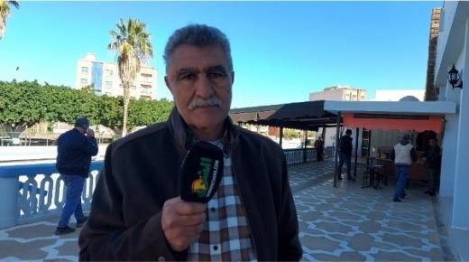 محمد الحدادي، رئيس الجمعية الوطنية لمنتجي الحوامض بالمغرب فرع بركان في لقاء تواصلي مع فلاحي ببركان