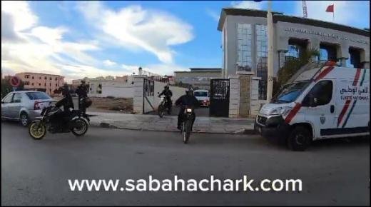 بالفيديو: هكذا تستعد عناصر أمن ببركان لتأمين ليلة رأس السنة الميلادية