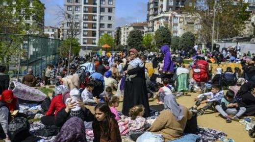 إسطنبول تتعرض إلى هزات ارتدادية بلغت قوته 6,2 درجات على مقياس ريشتر