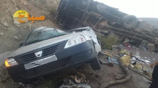 تافوغالت ..إنقلاب شاحنة بمنعرجات (وارينفو)