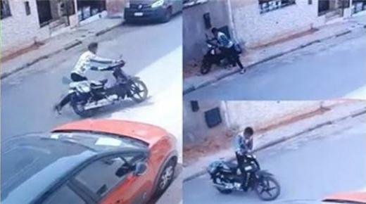 عون سلطة يعثر على دراجته النارية المسروقة بمدينة بركان بعد نصب كمين للسارق