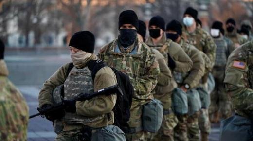 بسبب ترامب نشر 20 ألف عنصر من الحرس الوطني في واشنطن لتأمين تنصيب بايدن