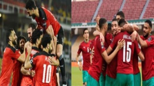 هذه طاقم التحكيم لمباراة المغرب ضد مصر
