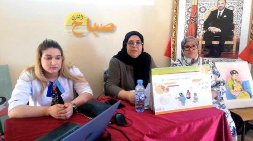الحملة التحسيسية لتشجيع الرضاعة الطبيعية تصل جماعة مشرع حمادي